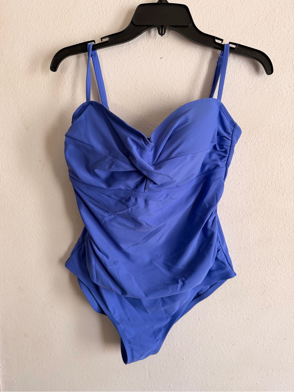 Catalina Royal Blue Twist-Front One-Piece Swimsuit